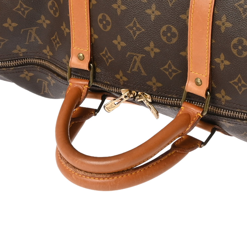 LOUIS VUITTON ルイヴィトン モノグラム キーポル 50 ブラウン M41426 ユニセックス モノグラムキャンバス ボストンバッグ Bランク 中古 銀蔵