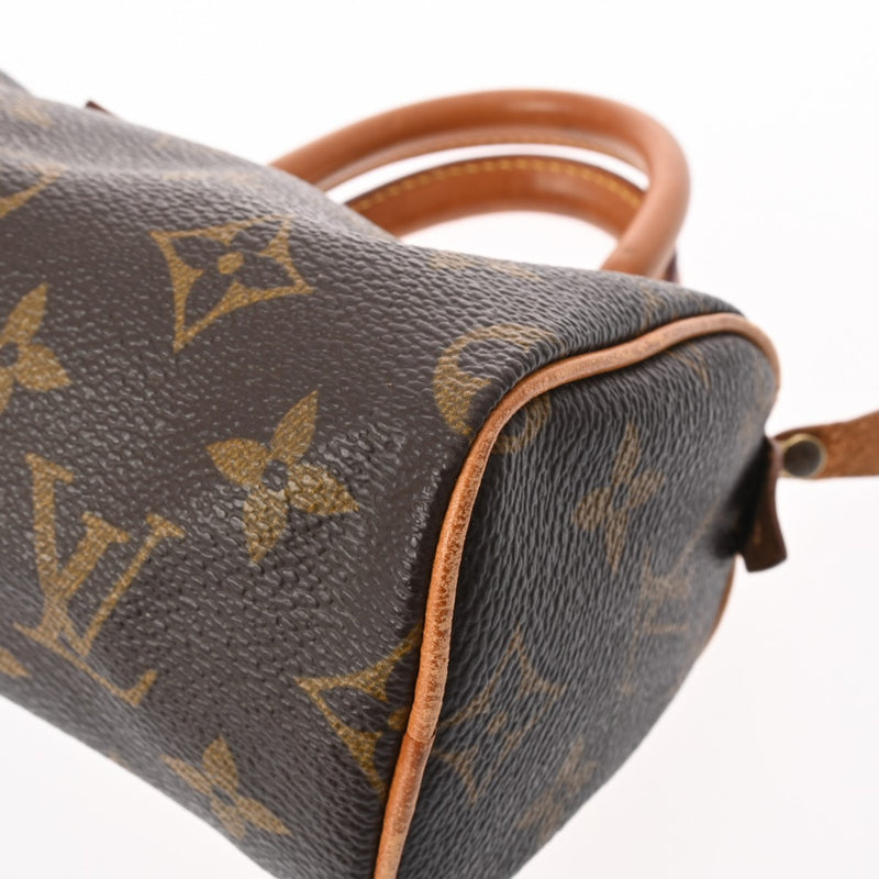 LOUIS VUITTON ルイヴィトン モノグラム ミニ スピーディ 2WAY ブラウン M41534 レディース モノグラムキャンバス ハンドバッグ Bランク 中古 銀蔵