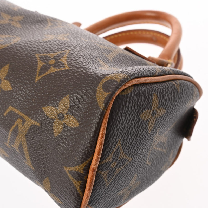 LOUIS VUITTON ルイヴィトン モノグラム ミニ スピーディ 2WAY ブラウン M41534 レディース モノグラムキャンバス ハンドバッグ Bランク 中古 銀蔵