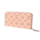 LOUIS VUITTON ルイヴィトン マヒナ ジッピーウォレット マグノリア（ピンク） M61868 レディース レザー 長財布 ABランク 中古 銀蔵