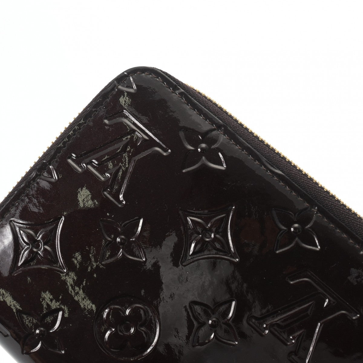 ルイヴィトン M93522 長財布 アマラント  LOUIS VUITTON ジッピーウォレット モノグラムヴェルニ ルイヴィトンジッピーウォレット 14125 アマラント レディース