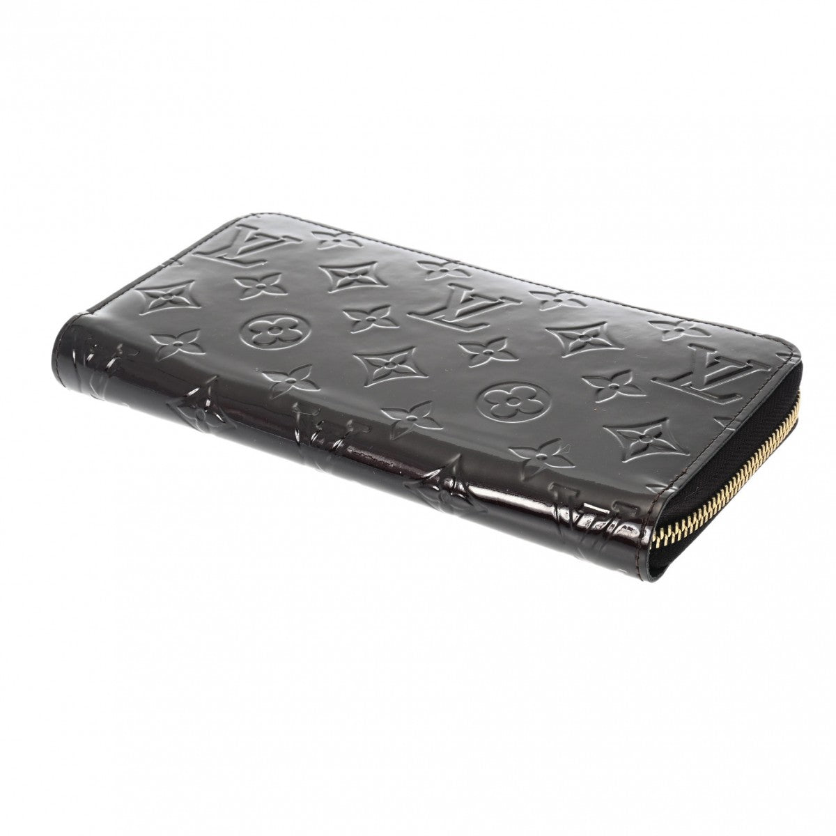 ルイヴィトン M93522 長財布 アマラント  LOUIS VUITTON ジッピーウォレット モノグラムヴェルニ ルイヴィトンジッピーウォレット 14125 アマラント レディース