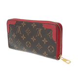 LOUIS VUITTON ルイヴィトン モノグラム ジッピーウォレット レティーロ  スリーズ(赤) M61854 レディース モノグラムキャンバス 長財布 Bランク 中古 銀蔵