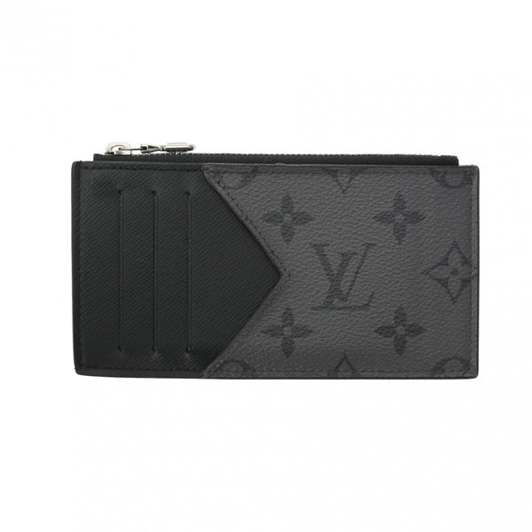 LOUIS VUITTON ルイヴィトン モノグラムエクリプス リバース コインカードホルダー 黒/グレー M69533 メンズ モノグラムキャンバス コインケース ABランク 中古 銀蔵