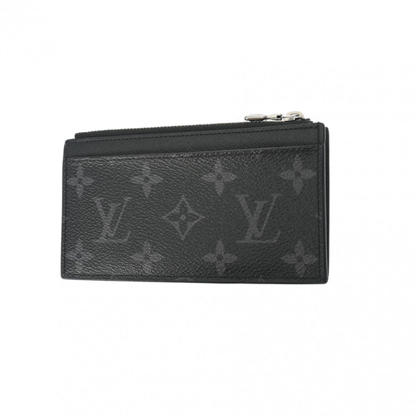 LOUIS VUITTON ルイヴィトン モノグラムエクリプス リバース コインカードホルダー 黒/グレー M69533 メンズ モノグラムキャンバス コインケース ABランク 中古 銀蔵