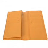 LOUIS VUITTON ルイヴィトン アエログラム ポルトフォイユブラザ NM サフラン メンズ レザー 長財布 ABランク 中古 銀蔵