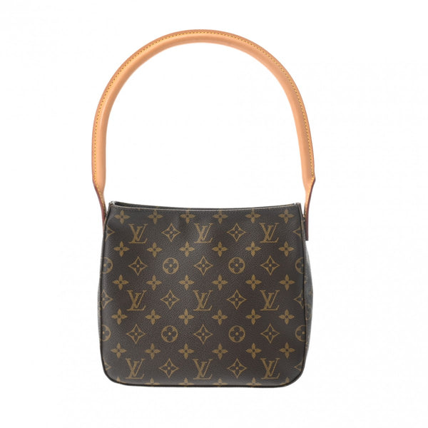 LOUIS VUITTON ルイヴィトン モノグラム ルーピング MM  ブラウン M51146 レディース モノグラムキャンバス セミショルダーバッグ ABランク 中古 銀蔵