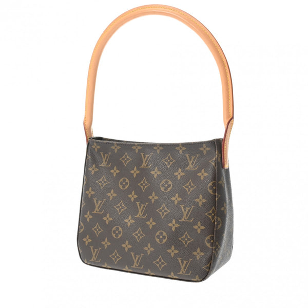 LOUIS VUITTON ルイヴィトン モノグラム ルーピング MM  ブラウン M51146 レディース モノグラムキャンバス セミショルダーバッグ ABランク 中古 銀蔵