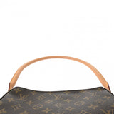 LOUIS VUITTON ルイヴィトン モノグラム ルーピング MM  ブラウン M51146 レディース モノグラムキャンバス セミショルダーバッグ ABランク 中古 銀蔵