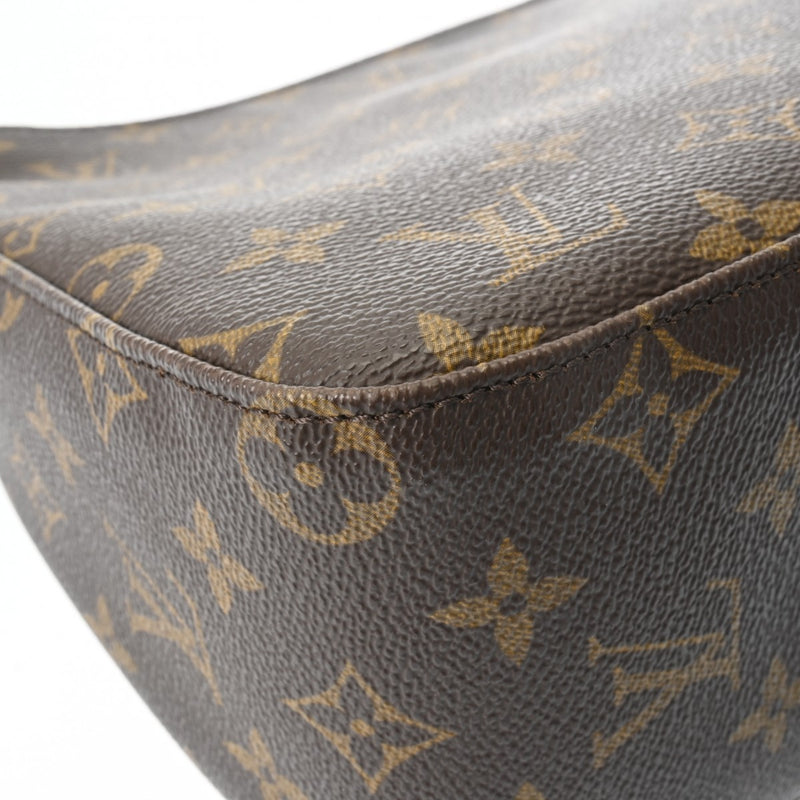 LOUIS VUITTON ルイヴィトン モノグラム ルーピング MM  ブラウン M51146 レディース モノグラムキャンバス セミショルダーバッグ ABランク 中古 銀蔵