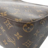 LOUIS VUITTON ルイヴィトン モノグラム ルーピング MM  ブラウン M51146 レディース モノグラムキャンバス セミショルダーバッグ ABランク 中古 銀蔵