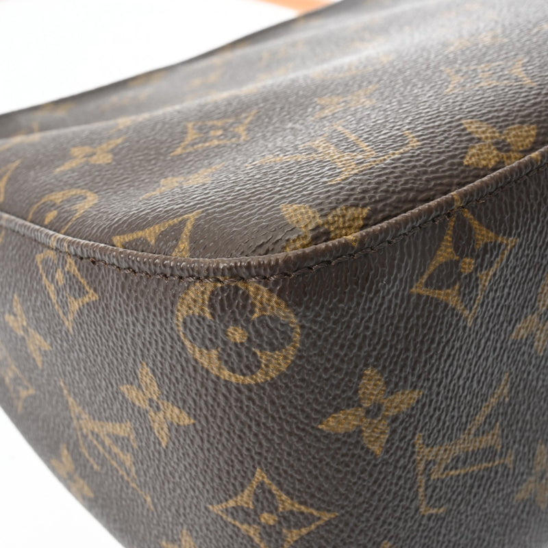 LOUIS VUITTON ルイヴィトン モノグラム ルーピング MM  ブラウン M51146 レディース モノグラムキャンバス セミショルダーバッグ ABランク 中古 銀蔵