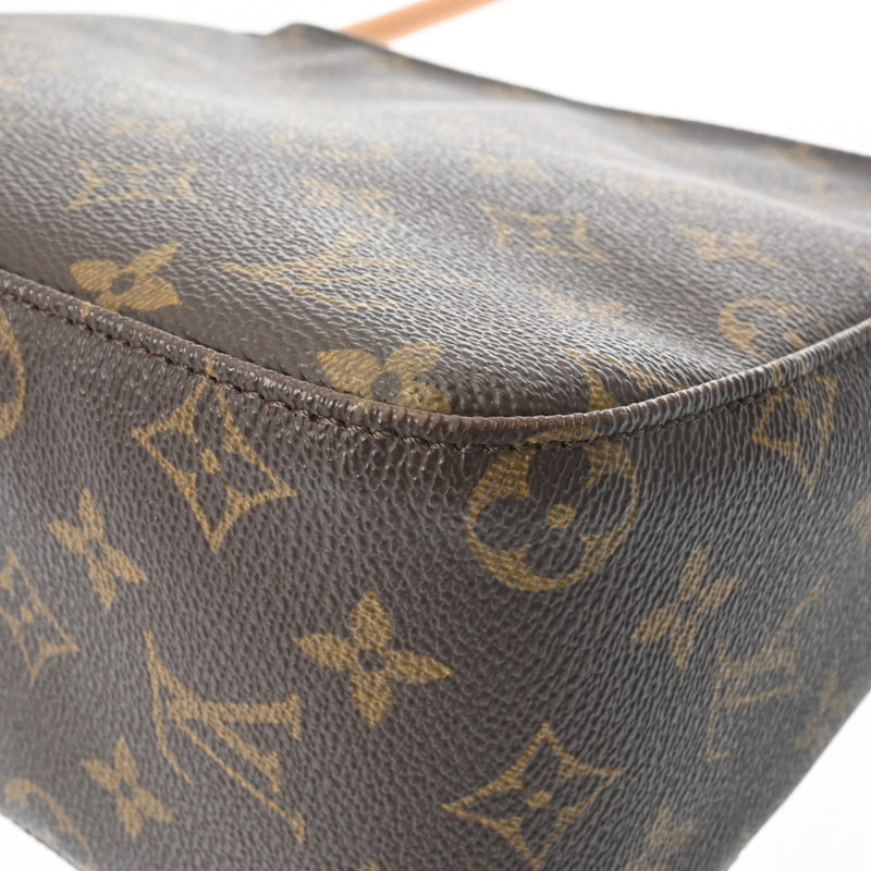 LOUIS VUITTON ルイヴィトン モノグラム ルーピング MM  ブラウン M51146 レディース モノグラムキャンバス セミショルダーバッグ ABランク 中古 銀蔵