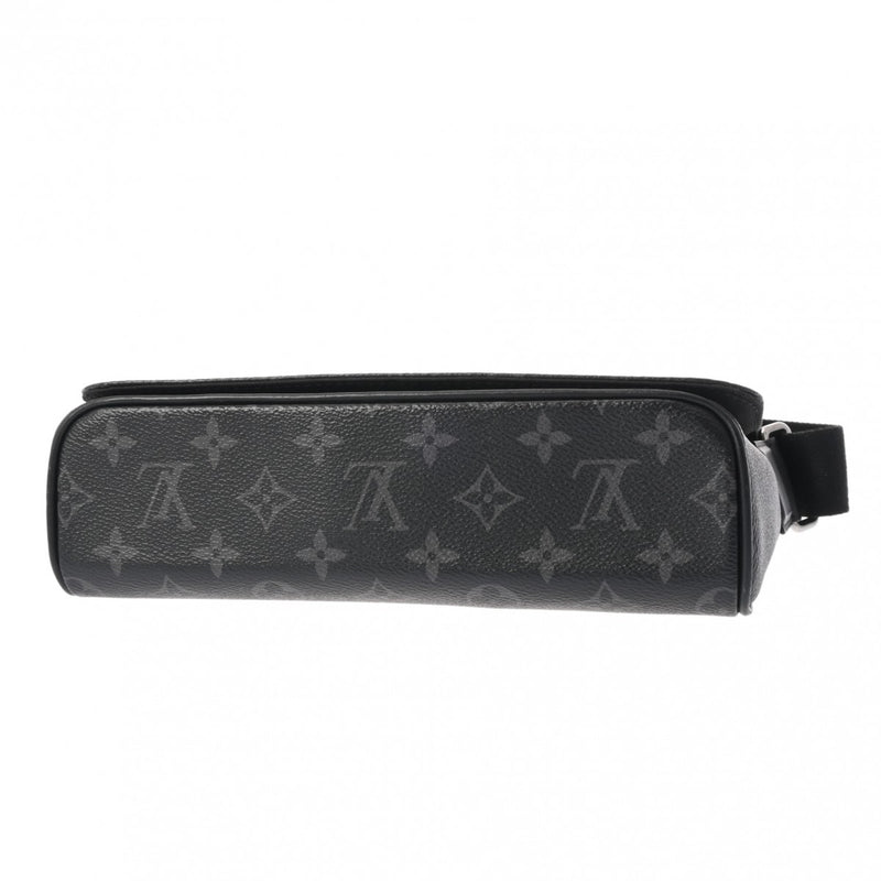 LOUIS VUITTON ルイヴィトン モノグラムエクリプス ディストリクト PM NM 黒 M44000 メンズ モノグラムキャンバス ショルダーバッグ ABランク 中古 銀蔵