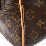 LOUIS VUITTON ルイヴィトン モノグラム マンハッタン PM ブラウン M40026 レディース モノグラムキャンバス ハンドバッグ ABランク 中古 銀蔵