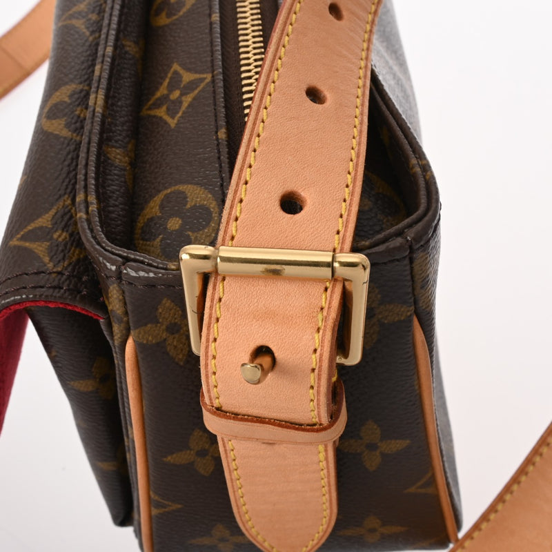 LOUIS VUITTON ルイヴィトン モノグラム ヴィバシテ MM セミショルダー ブラウン M51164 レディース モノグラムキャンバス ショルダーバッグ ABランク 中古 銀蔵