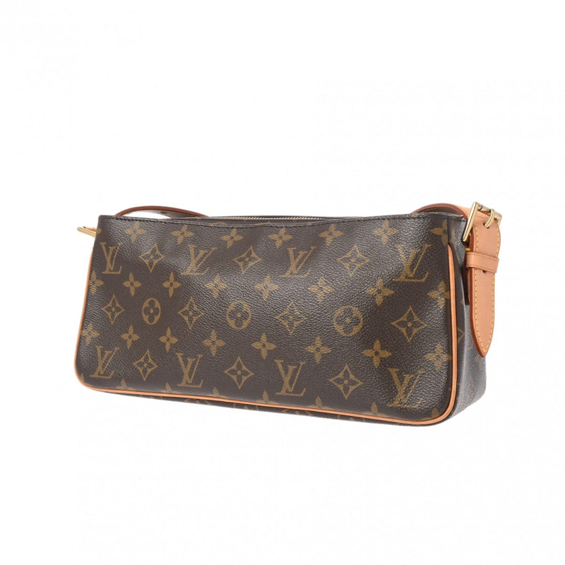 LOUIS VUITTON ルイヴィトン モノグラム ヴィバシテ MM セミショルダー ブラウン M51164 レディース モノグラムキャンバス ショルダーバッグ ABランク 中古 銀蔵