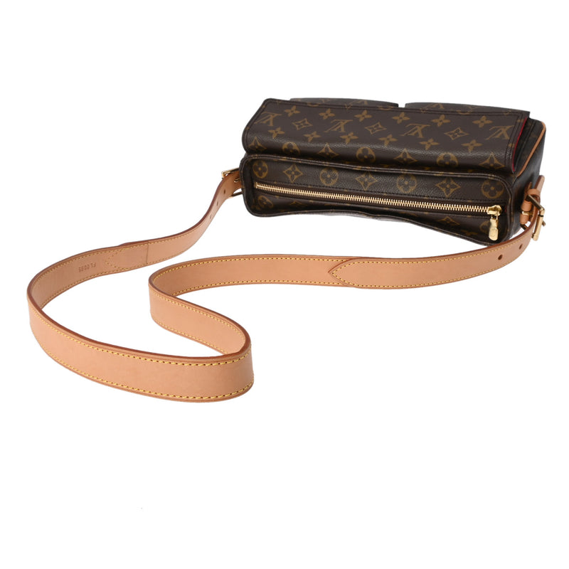 LOUIS VUITTON ルイヴィトン モノグラム ヴィバシテ MM セミショルダー ブラウン M51164 レディース モノグラムキャンバス ショルダーバッグ ABランク 中古 銀蔵