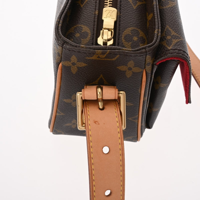 LOUIS VUITTON ルイヴィトン モノグラム ヴィバシテ MM セミショルダー ブラウン M51164 レディース モノグラムキャンバス ショルダーバッグ ABランク 中古 銀蔵