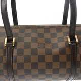 LOUIS VUITTON ルイヴィトン ダミエ パピヨン GM ブラウン N51304 レディース ダミエキャンバス ハンドバッグ Aランク 中古 銀蔵