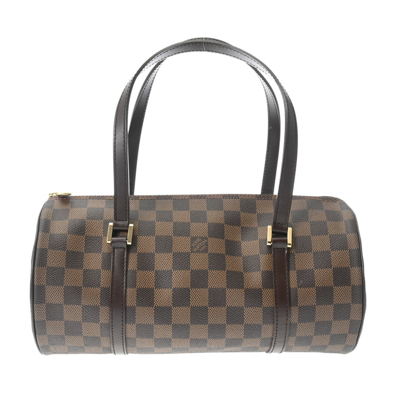 LOUIS VUITTON ルイヴィトン ダミエ パピヨン GM ブラウン N51304 レディース ダミエキャンバス ハンドバッグ Aランク 中古 銀蔵