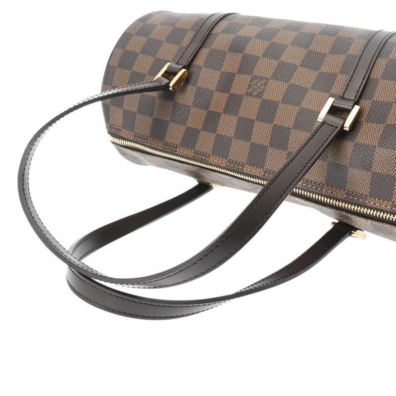 LOUIS VUITTON ルイヴィトン ダミエ パピヨン GM ブラウン N51304 レディース ダミエキャンバス ハンドバッグ Aランク 中古 銀蔵