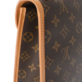 LOUIS VUITTON ルイヴィトン モノグラム ベルエア 2WAY ブラウン M51122 ユニセックス モノグラムキャンバス ハンドバッグ Bランク 中古 銀蔵