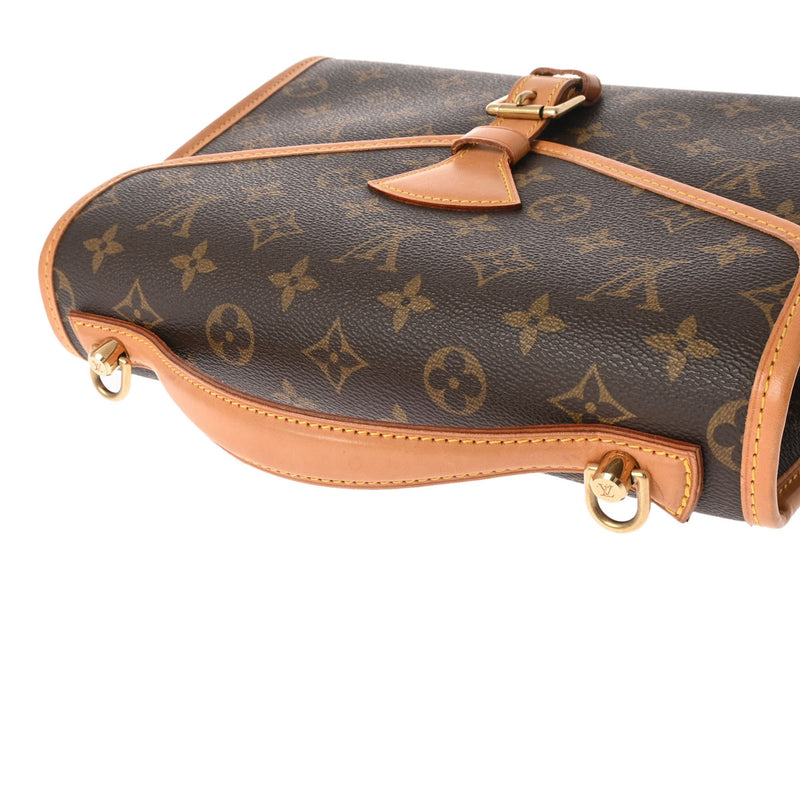 LOUIS VUITTON ルイヴィトン モノグラム ベルエア 2WAY ブラウン M51122 ユニセックス モノグラムキャンバス ハンドバッグ Bランク 中古 銀蔵