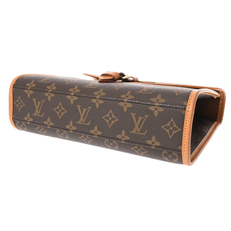 LOUIS VUITTON ルイヴィトン モノグラム ベルエア 2WAY ブラウン M51122 ユニセックス モノグラムキャンバス ハンドバッグ Bランク 中古 銀蔵