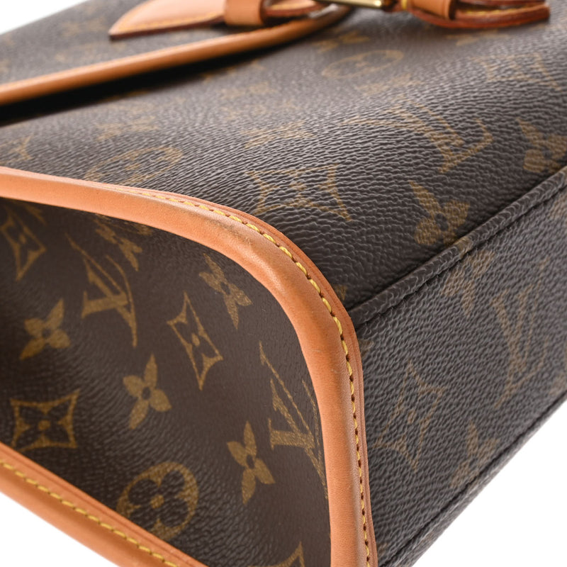 LOUIS VUITTON ルイヴィトン モノグラム ベルエア 2WAY ブラウン M51122 ユニセックス モノグラムキャンバス ハンドバッグ Bランク 中古 銀蔵