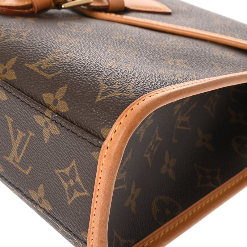 LOUIS VUITTON ルイヴィトン モノグラム ベルエア 2WAY ブラウン M51122 ユニセックス モノグラムキャンバス ハンドバッグ Bランク 中古 銀蔵