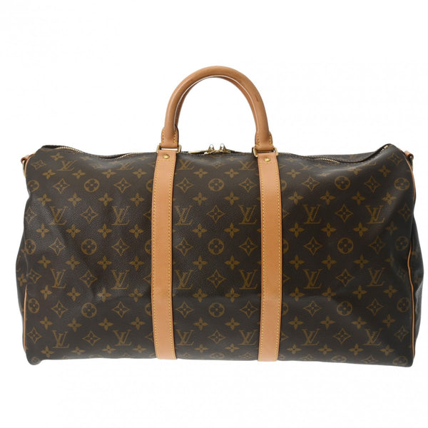 LOUIS VUITTON ルイヴィトン モノグラム キーポル バンドリエール 50 ブラウン M41426 ユニセックス モノグラムキャンバス ボストンバッグ ABランク 中古 銀蔵