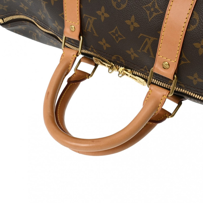 LOUIS VUITTON ルイヴィトン モノグラム キーポル バンドリエール 50 ブラウン M41426 ユニセックス モノグラムキャンバス ボストンバッグ ABランク 中古 銀蔵