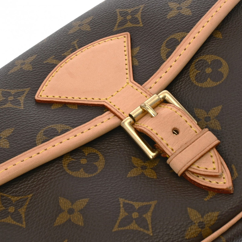 LOUIS VUITTON ルイヴィトン モノグラム ソローニュ ブラウン M42250 レディース モノグラムキャンバス ショルダーバッグ Aランク 中古 銀蔵