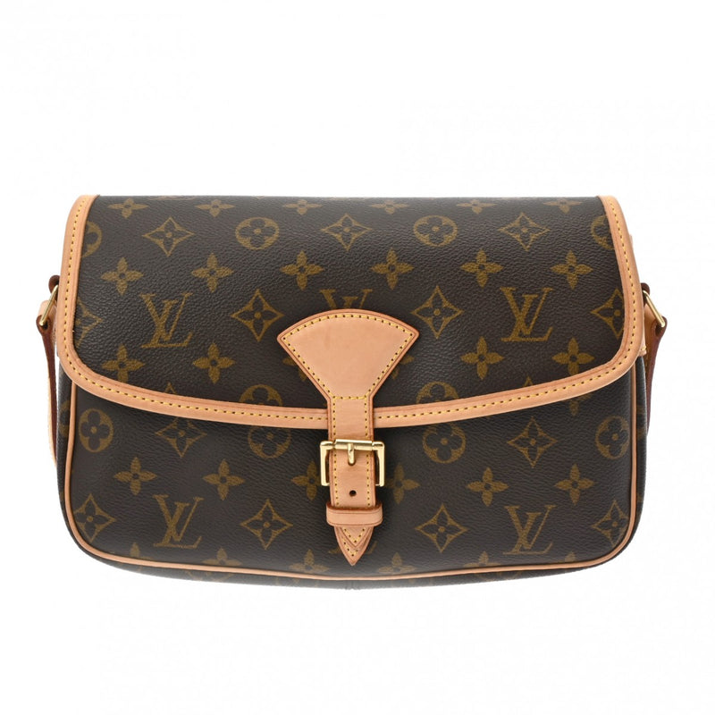 LOUIS VUITTON ルイヴィトン モノグラム ソローニュ ブラウン M42250 レディース モノグラムキャンバス ショルダーバッグ Aランク 中古 銀蔵