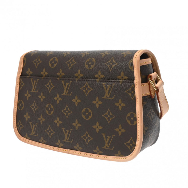 LOUIS VUITTON ルイヴィトン モノグラム ソローニュ ブラウン M42250 レディース モノグラムキャンバス ショルダーバッグ Aランク 中古 銀蔵