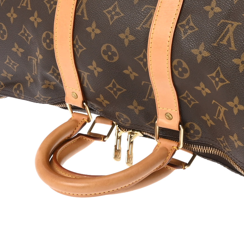 LOUIS VUITTON ルイヴィトン モノグラム キーポル 45 ブラウン M41428 ユニセックス モノグラムキャンバス ボストンバッグ ABランク 中古 銀蔵