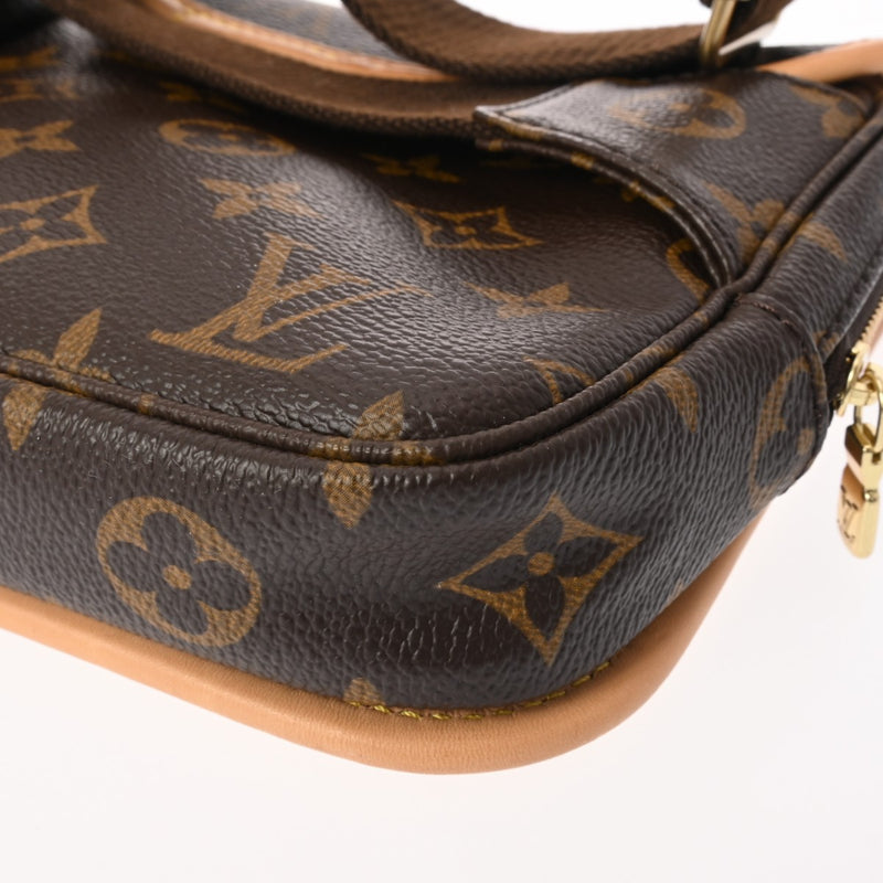 LOUIS VUITTON ルイヴィトン モノグラム バムバッグ ボスフォール ブラウン M40108 レディース モノグラムキャンバス ウエストバッグ ABランク 中古 銀蔵