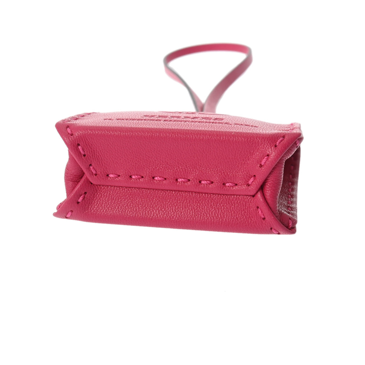 美品 エルメス サックオランジュ ショッパーチャーム ピンク（HERMES 