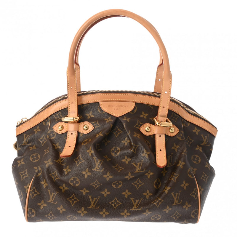 LOUIS VUITTON ルイヴィトン モノグラム ティヴォリ GM ブラウン M40144 レディース モノグラムキャンバス ハンドバッグ ABランク 中古 銀蔵