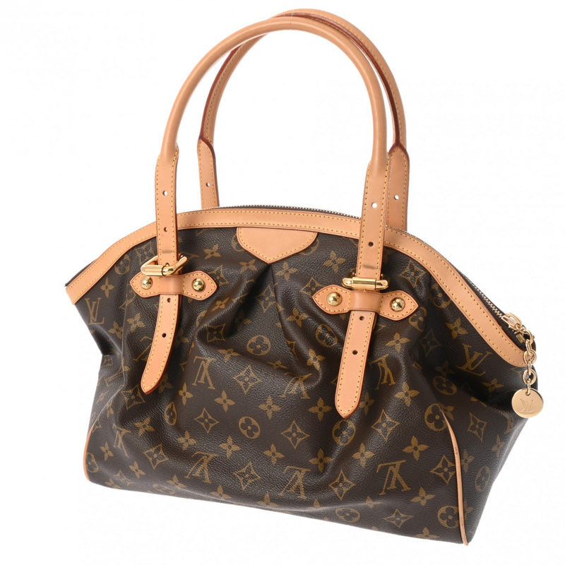 LOUIS VUITTON ルイヴィトン モノグラム ティヴォリ GM ブラウン M40144 レディース モノグラムキャンバス ハンドバッグ ABランク 中古 銀蔵