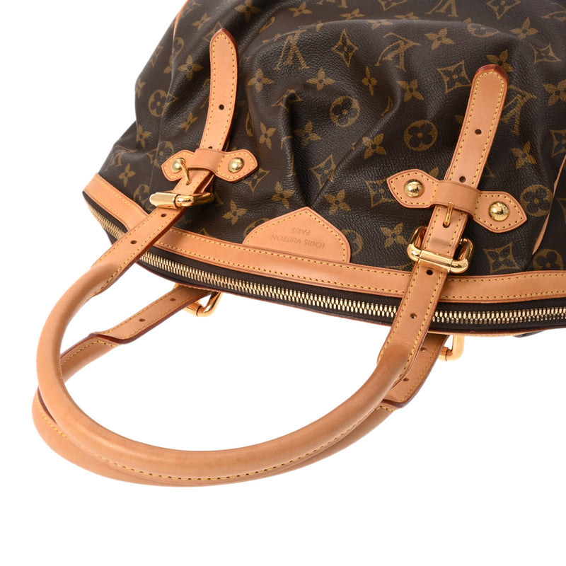 LOUIS VUITTON ルイヴィトン モノグラム ティヴォリ GM ブラウン M40144 レディース モノグラムキャンバス ハンドバッグ ABランク 中古 銀蔵