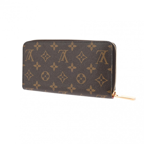 LOUIS VUITTON ルイヴィトン モノグラム ジッピーウォレット ヴィヴィエンヌ ホリデー ブラウン ピンク M82614 レディース モノグラムキャンバス 長財布 未使用 銀蔵