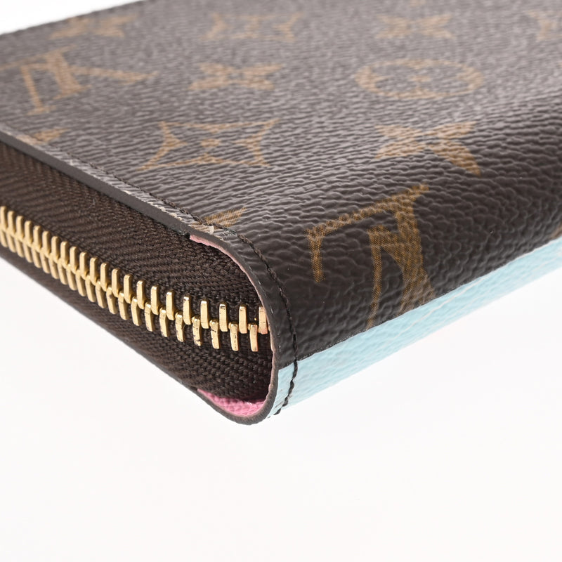 LOUIS VUITTON ルイヴィトン モノグラム ジッピーウォレット ヴィヴィエンヌ ホリデー ブラウン ピンク M82614 レディース モノグラムキャンバス 長財布 未使用 銀蔵
