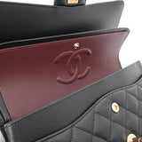 CHANEL シャネル マトラッセ チェーンショルダー Wフラップ 25cm ブラック A01112 レディース キャビアスキン ショルダーバッグ 未使用 銀蔵