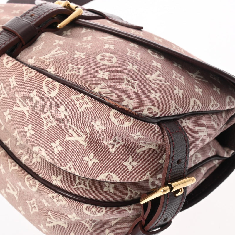 LOUIS VUITTON ルイヴィトン ソミュール PM セピア M40669 レディース モノグラムイディールキャンバス ショルダーバッグ ABランク 中古 銀蔵