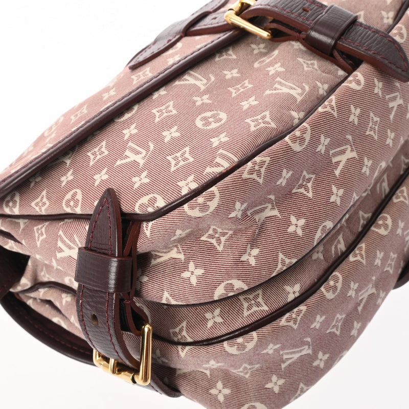 LOUIS VUITTON ルイヴィトン ソミュール PM セピア M40669 レディース モノグラムイディールキャンバス ショルダーバッグ ABランク 中古 銀蔵