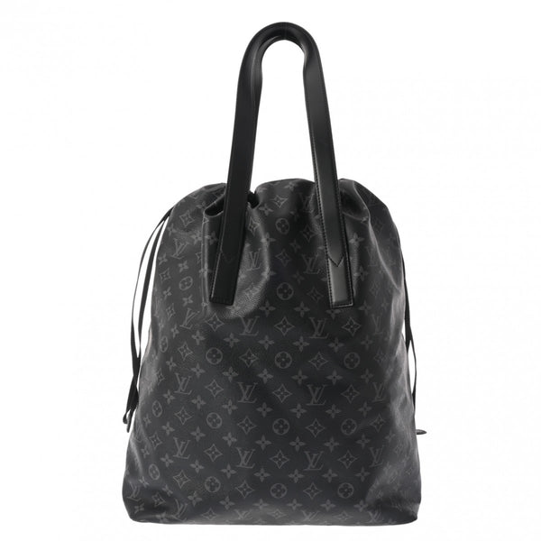 LOUIS VUITTON ルイヴィトン モノグラムエクリプス カバライト 黒/グレー M44228 メンズ モノグラムエクリプスキャンバス トートバッグ Aランク 中古 銀蔵