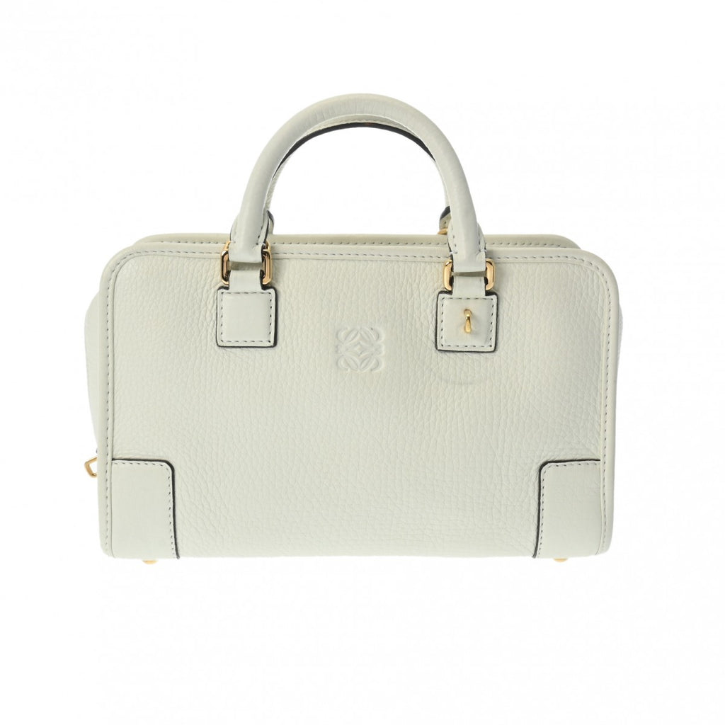 ロエベアマソナ 23 ホワイト レディース カーフ ハンドバッグ LOEWE 