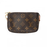 LOUIS VUITTON ルイヴィトン モノグラム ミニ ポシェット アクセソワール ブラウン M58009 レディース モノグラムキャンバス アクセサリーポーチ Aランク 中古 銀蔵